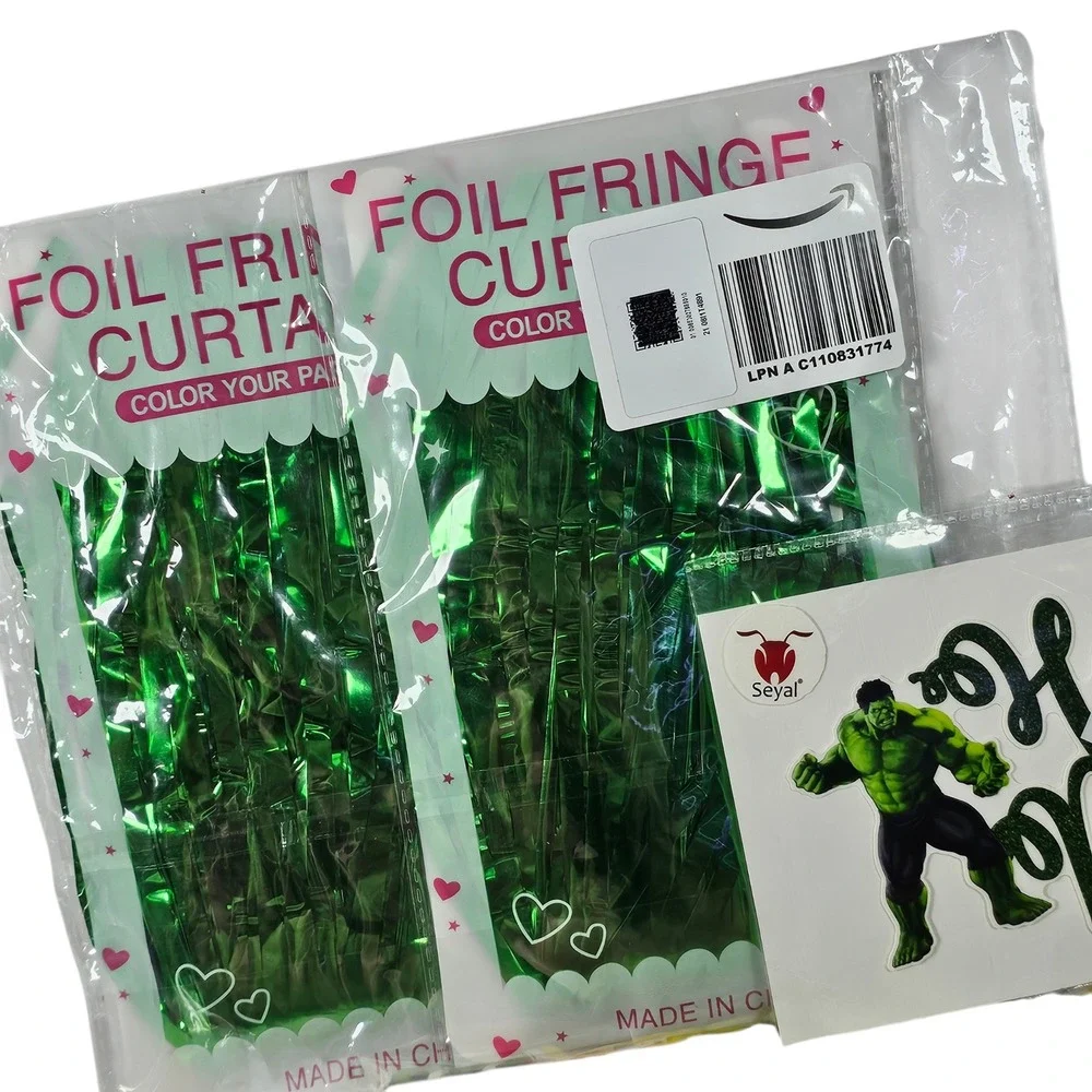 Marvel Hulk Birthday Party‎ Supplies Banner Balloons Table Cover Decorations